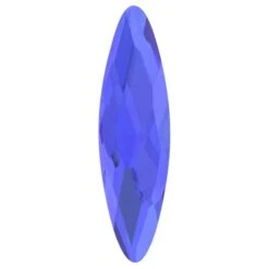 Bling! 2200 Navette Flatback Sapphire 11x3mm