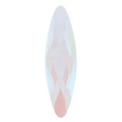 Bling! 2200 Navette Flatback White MI 11x3mm