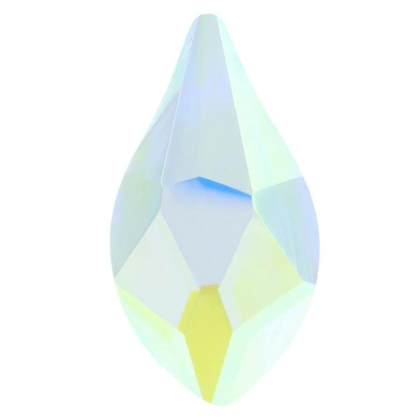 Bling! 2205 Flame Flatback Crystal AB 8x5 Mm