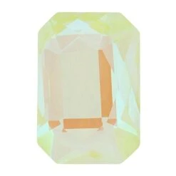 Bling! 2602 Emerald Cut Flatback Lemon MI 6x4mm