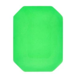 Bling! 2602 Emerald Cut Flatback Electric Green 8x6mm