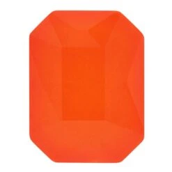 Bling! 2602 Emerald Cut Flatback Electric Hyacinth 8x6mm