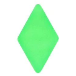 Bling! 2709 Diamond Flatback Electric Green 10x6mm