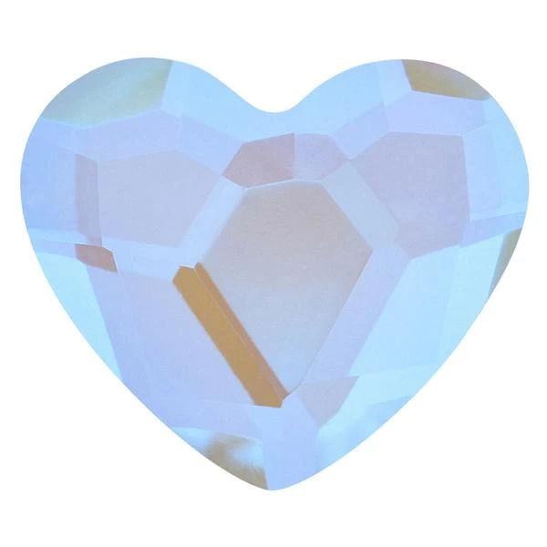 Bling! 2808 Heart Flat Back Caramel MI 6x5mm