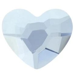 Bling! 2808 Heart Flat Back Crystal 6x5.5mm