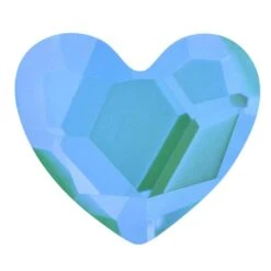 Bling! 2808 Heart Flat Back Forest MI 6x5mm