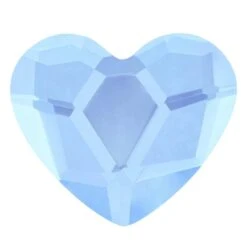 Bling! 2808 Heart Flat Back Ocean MI 6x5mm