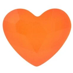 Bling! 2808 Heart Flat Back Electric Hyacinth 6x5mm