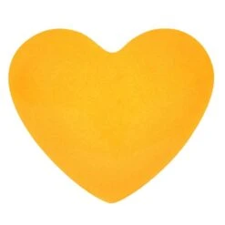 Bling! 2808 Heart Flat Back Electric Orange 6x5mm