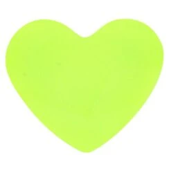 Bling! 2808 Heart Flat Back Electric Yellow 6x5mm