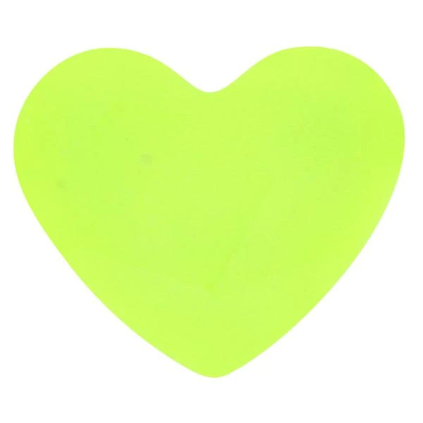 Bling! 2808 Heart Flat Back Electric Yellow 6x5mm