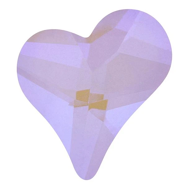 Bling! 2809 Fancy Heart Flat Back Caramel MI 7x6mm