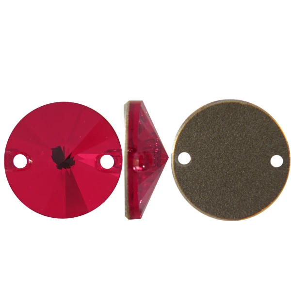 Bling! 3200 Rivoli Sew-on Siam 14mm