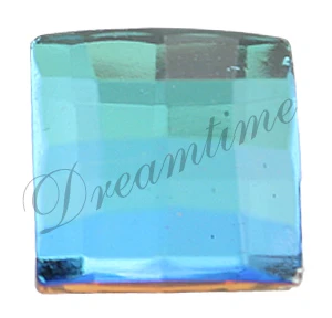 German Checkerboard Flatback Square Rhinestones 8mm X 8mm