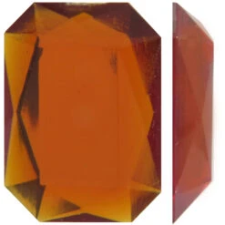 LEAD FREE Acrylic (Lucite) Rectangle Rhinestones 25mm X 18mm