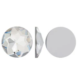 Acrylic (Plexiglas) Flatback Rhinestones Round Faceted 13mm
