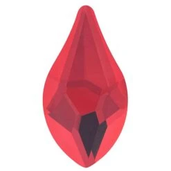 Bling! 2205 Flame Flatback Light Siam 8x5 Mm