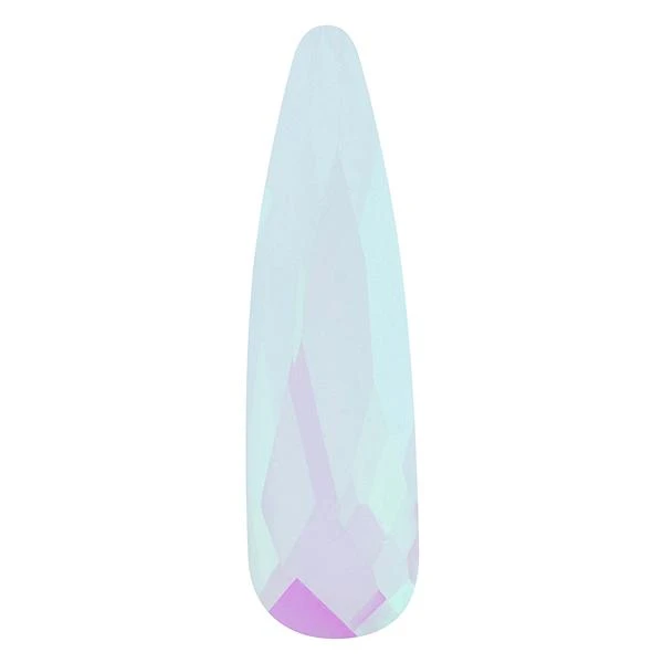 Bling! 2304 Raindrop Flatback White MI 10x3mm