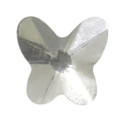 Spark Butterfly Flat Back Crystal 6x5.5mm