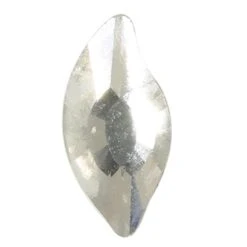 Spark Diamond Leaf Flat Back Crystal 8x4mm