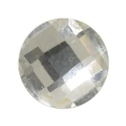Spark Chessboard Circle Flat Back Crystal 6mm
