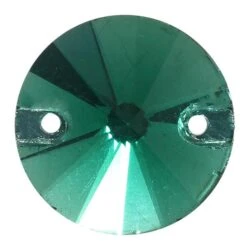 Bling! 3200 Rivoli Sew-on Emerald 12mm