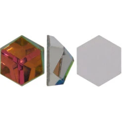 German Made Flatback Hexagon Rhinestones 8mm