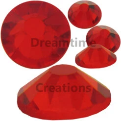 Spark Flat Back Rhinestone Light Siam SS9