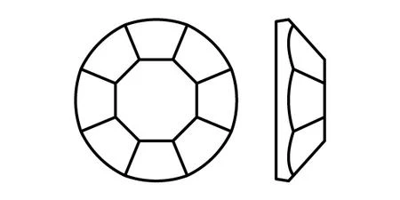 Preciosa MC MAXIMA Flat Back Aqua Bohemica Ss7 - Image 2