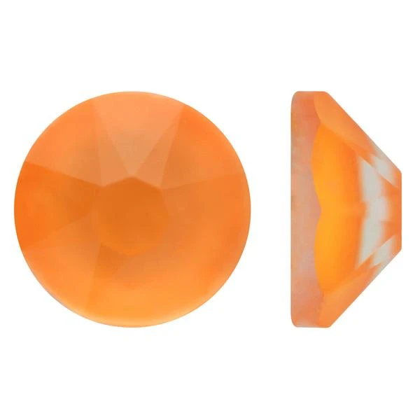 Bling! Flatback Rhinestones 16ss Electric Orange